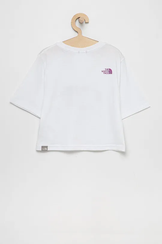 The North Face T-shirt bawełniany dziecięcy biały