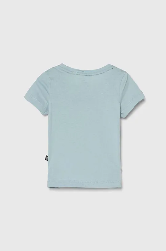 Otroška bombažna kratka majica Puma modra