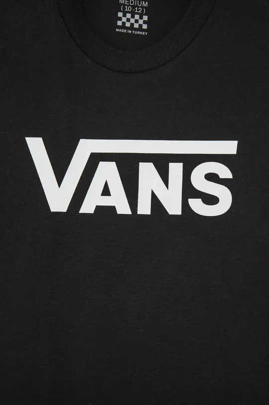 чорний Дитяча бавовняна футболка Vans