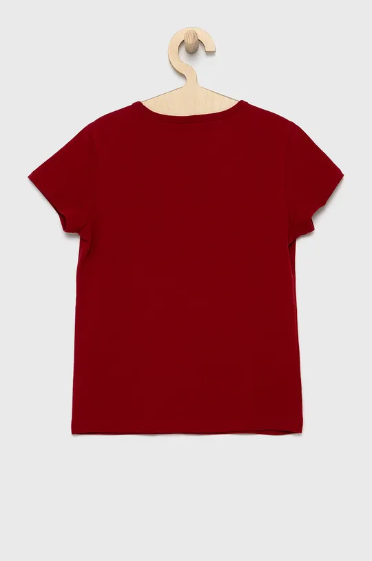 Lacoste - Παιδικό βαμβακερό μπλουζάκι κόκκινο