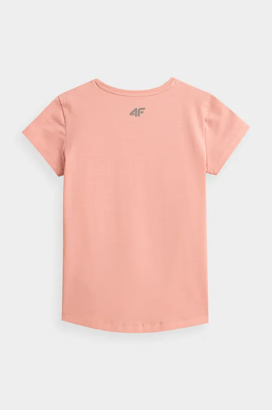 4F T-shirt dziecięcy różowy