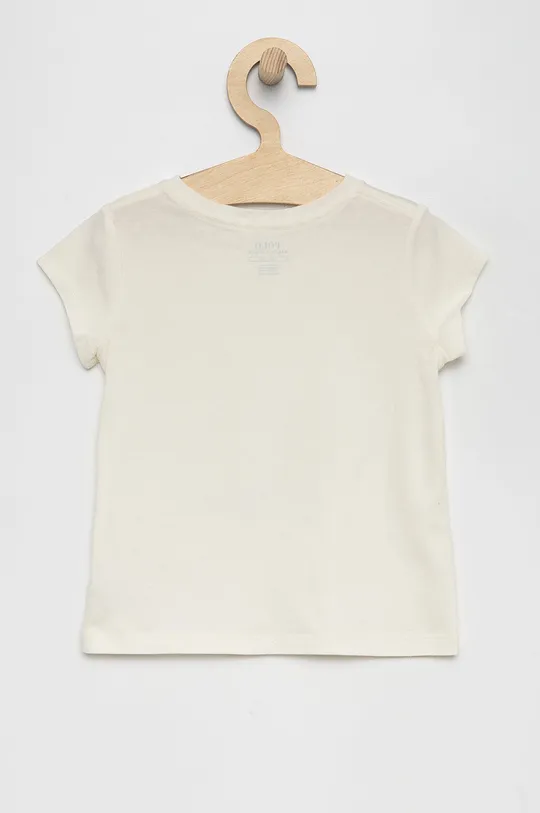 Polo Ralph Lauren T-shirt bawełniany dziecięcy 311853435001 beżowy