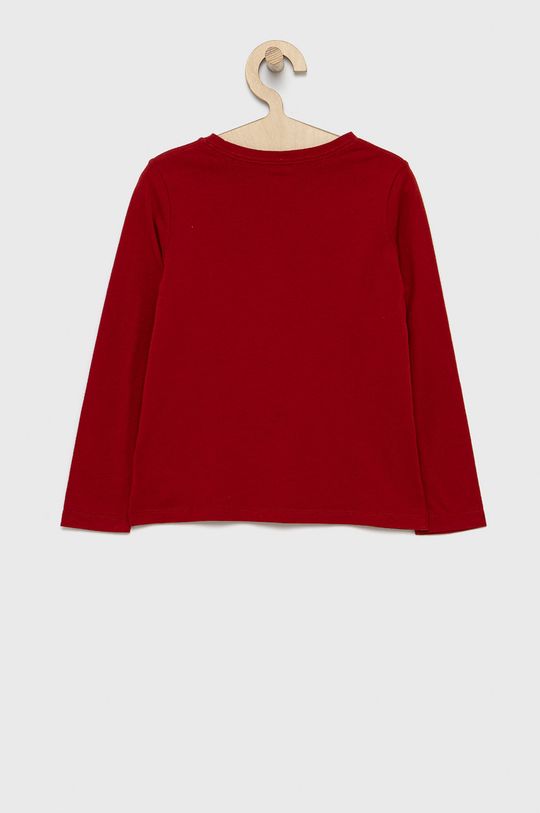 Polo Ralph Lauren Longsleeve bawełniany dziecięcy czerwony