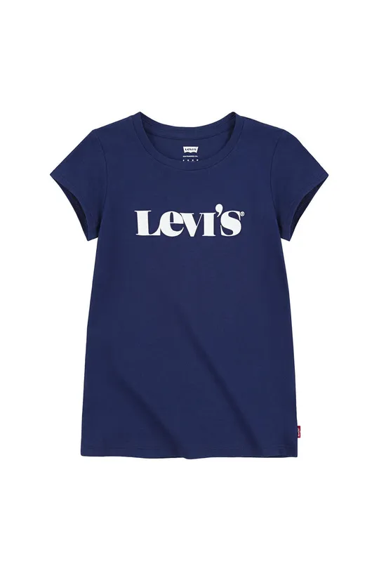тёмно-синий Детская футболка Levi's Для девочек