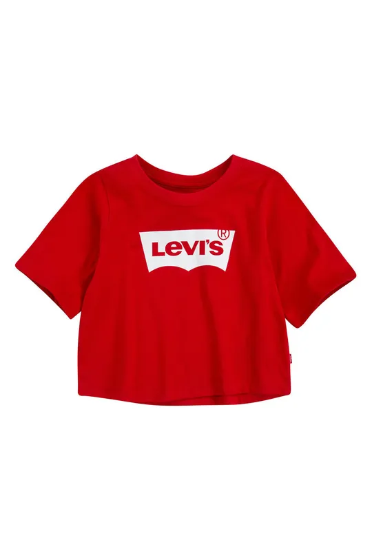 červená Detské tričko Levi's Dievčenský