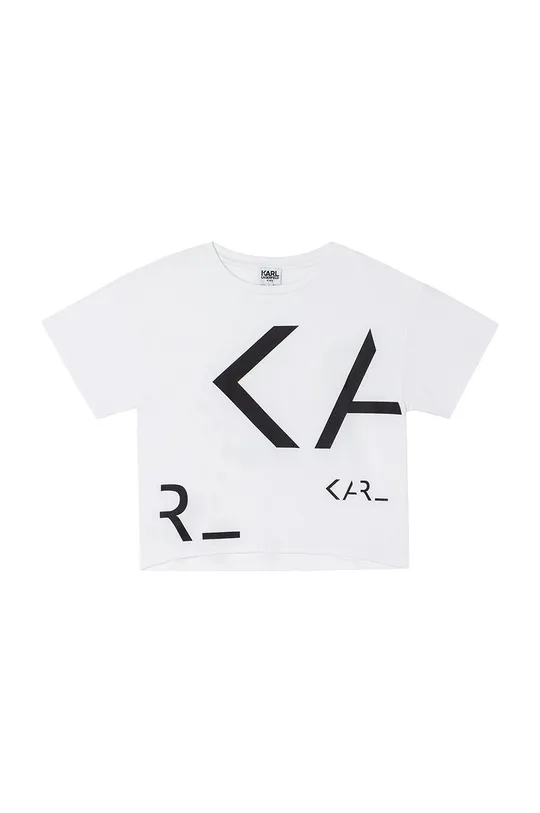 Karl Lagerfeld T-shirt dziecięcy Z15321.126.150 biały