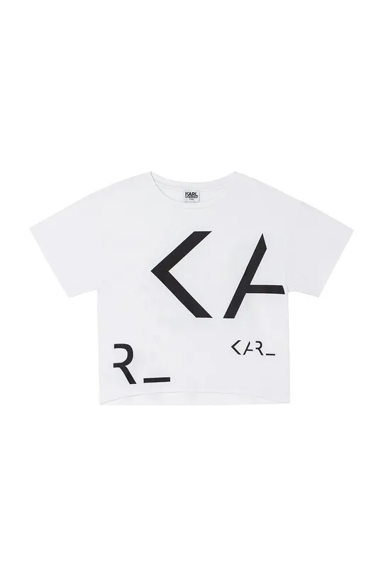 Karl Lagerfeld T-shirt dziecięcy Z15321.156.162 biały