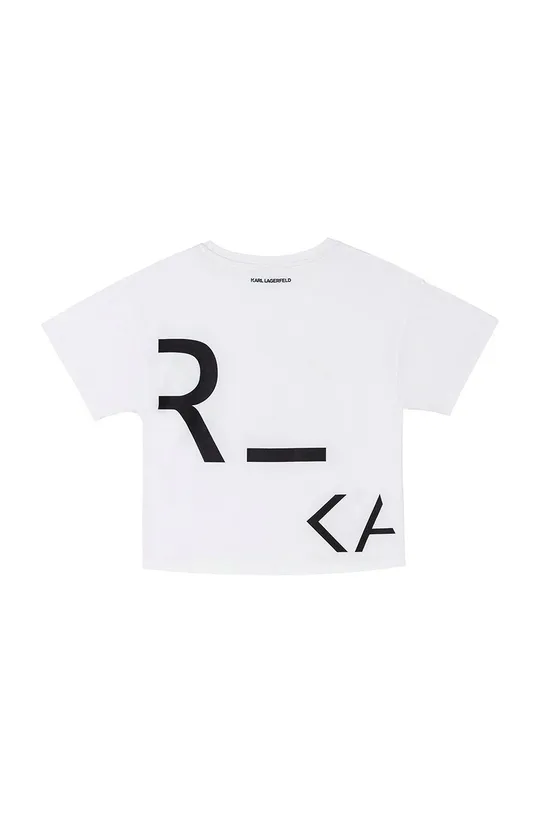 Karl Lagerfeld T-shirt dziecięcy Z15321.156.162 47 % Bawełna, 7 % Elastan, 46 % Modal