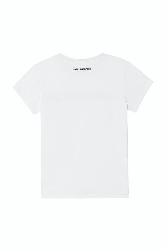 Karl Lagerfeld - T-shirt dziecięcy biały