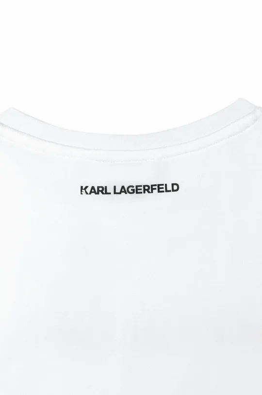 biały Karl Lagerfeld - T-shirt dziecięcy Z15326.102.108