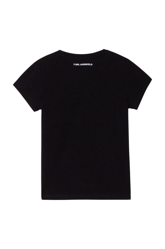 Karl Lagerfeld - T-shirt dziecięcy czarny