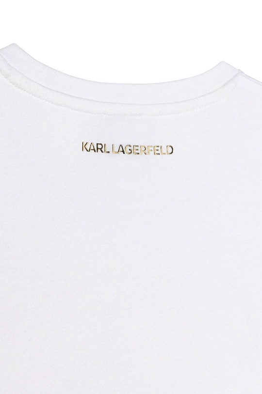 biały Karl Lagerfeld - T-shirt dziecięcy Z15330.102.108