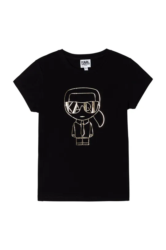 Karl Lagerfeld - T-shirt dziecięcy Z15330.102.108 czarny