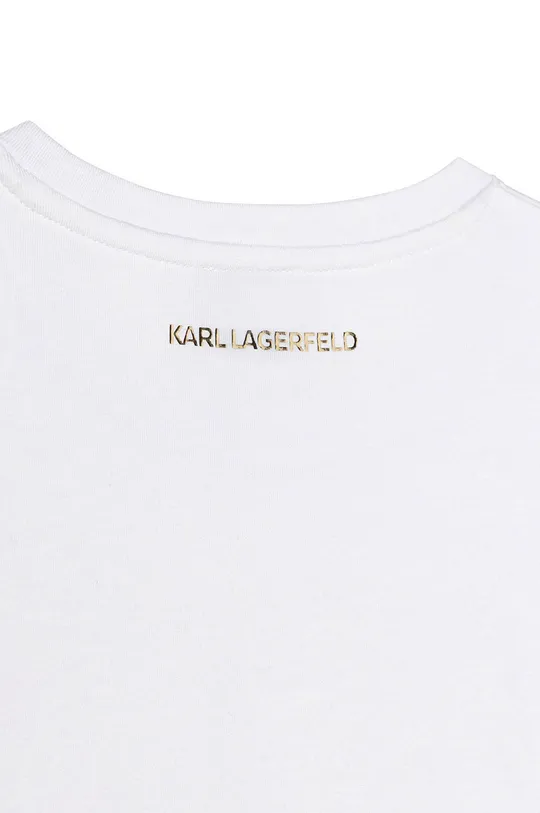 biały Karl Lagerfeld - T-shirt dziecięcy Z15330.114.150