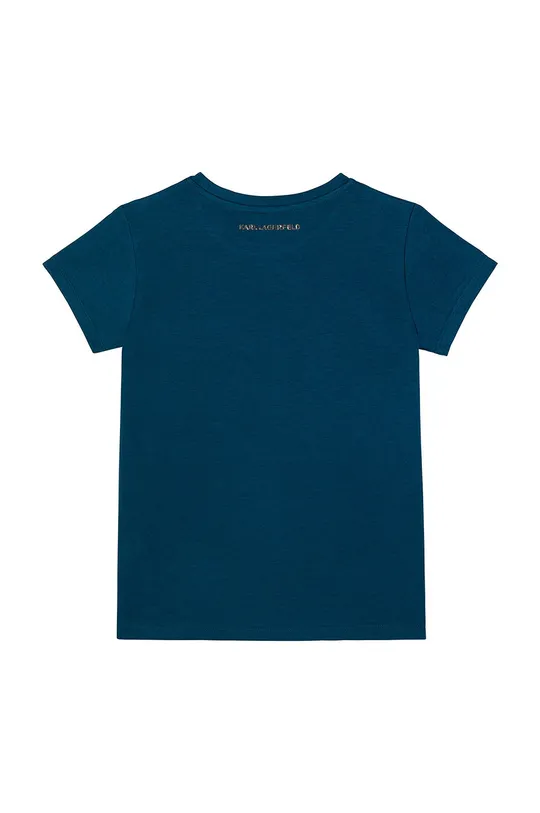 Karl Lagerfeld - T-shirt dziecięcy Z15330.114.150 turkusowy