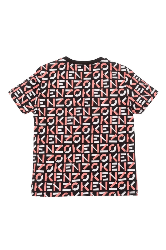 Kenzo Kids T-shirt bawełniany dziecięcy czarny