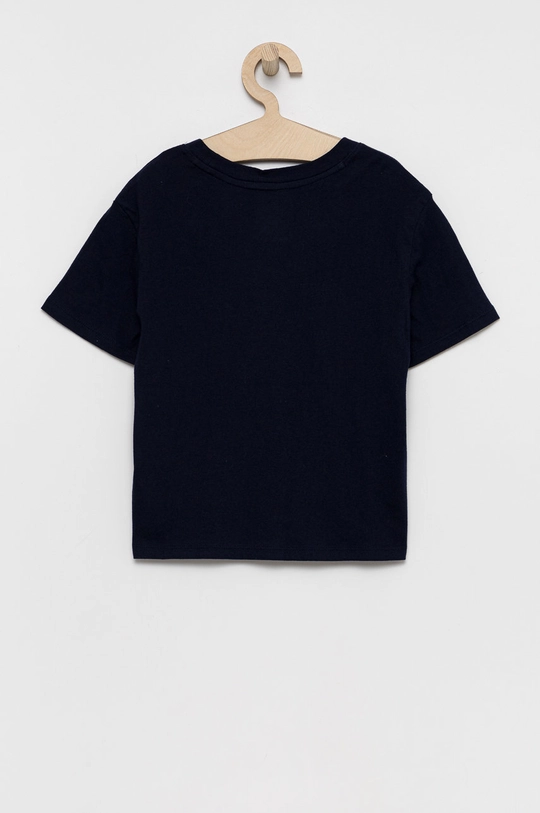 GAP T-shirt bawełniany dziecięcy granatowy