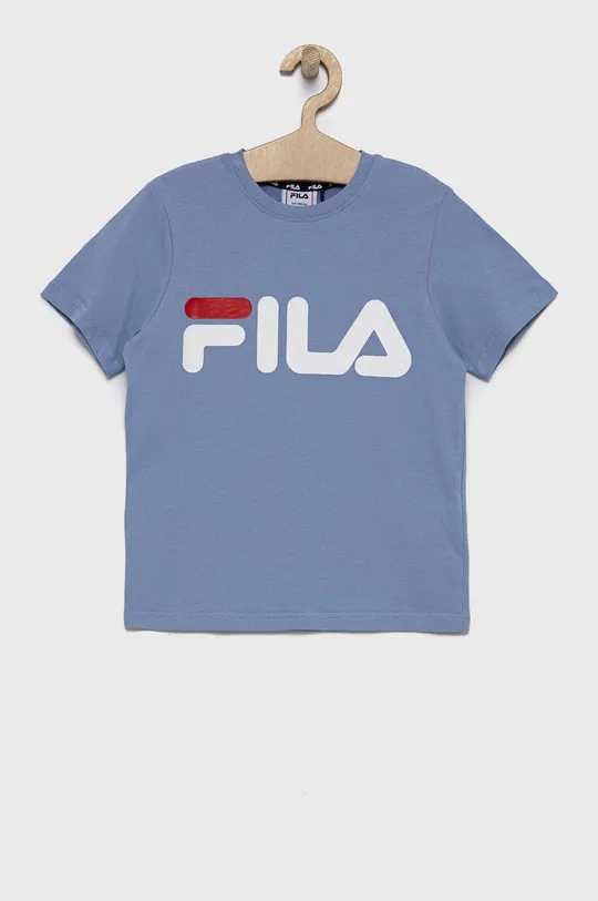 μπλε Παιδικό βαμβακερό μπλουζάκι Fila Για κορίτσια