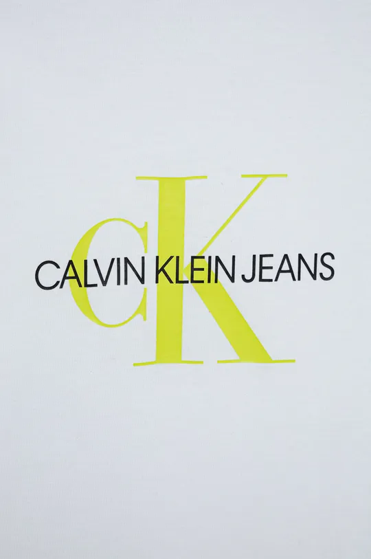 Calvin Klein Jeans T-shirt bawełniany dziecięcy IU0IU00068.4890 100 % Bawełna
