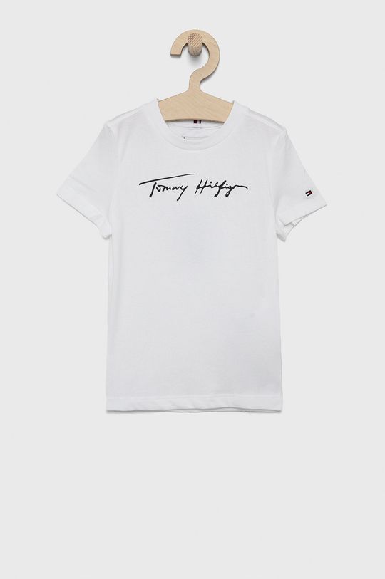 bílá Dětské tričko Tommy Hilfiger Dětský