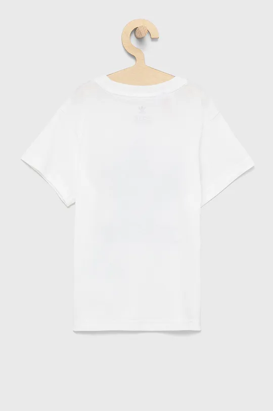 Dětské bavlněné tričko adidas Originals H25246 bílá