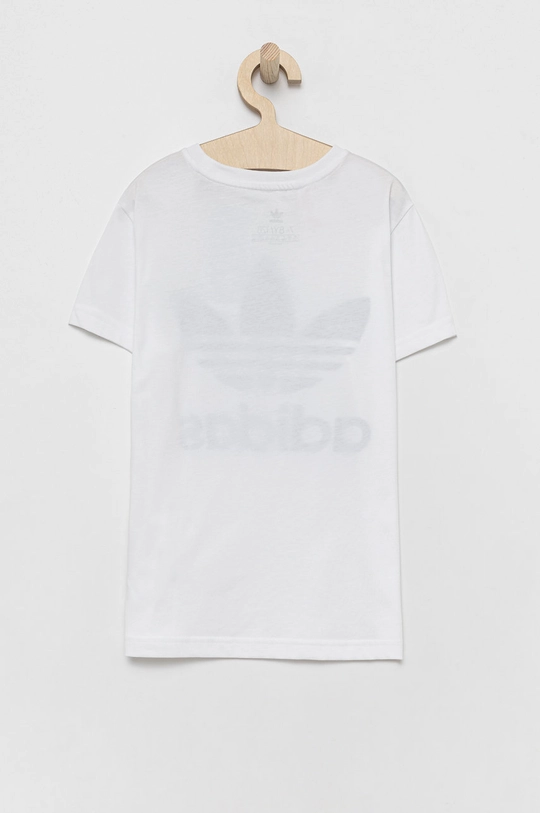 Παιδικό βαμβακερό μπλουζάκι adidas Originals λευκό