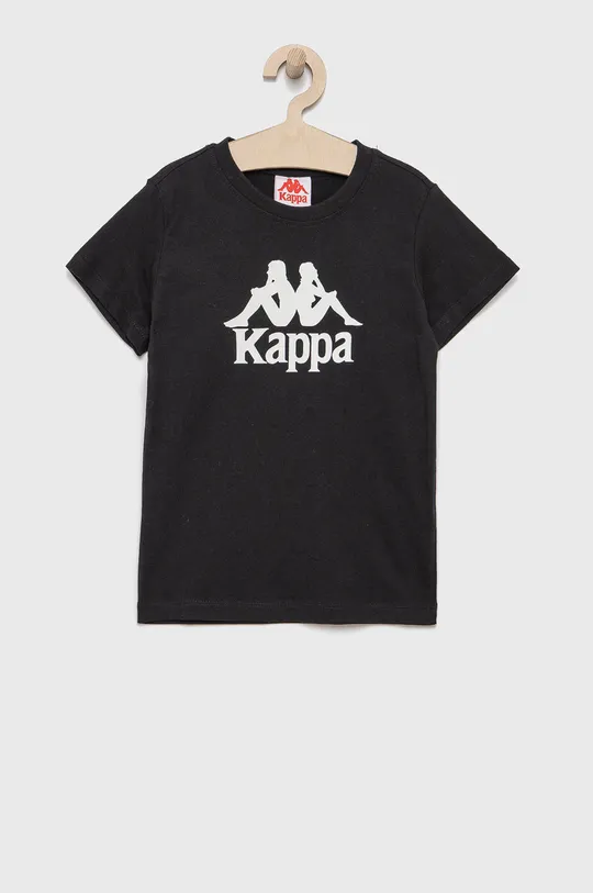 čierna Detské tričko Kappa Detský