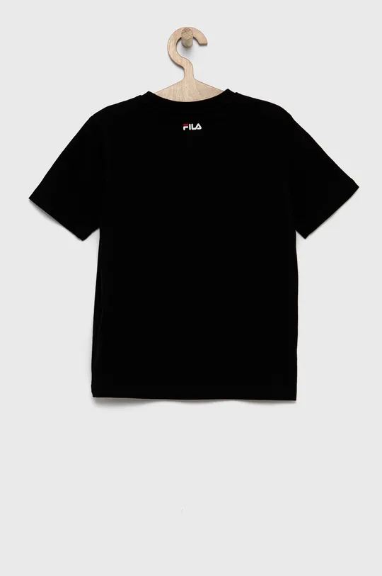 Fila bombažna otroška majica črna
