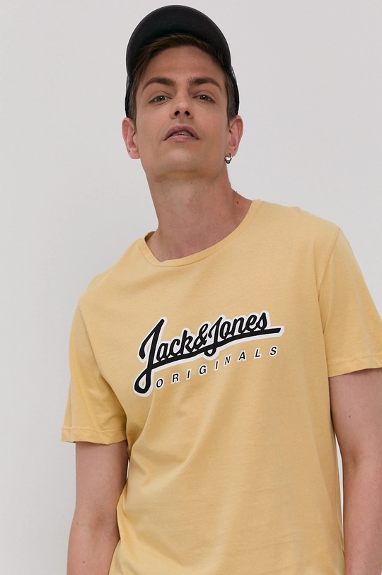 žltá Tričko Jack & Jones