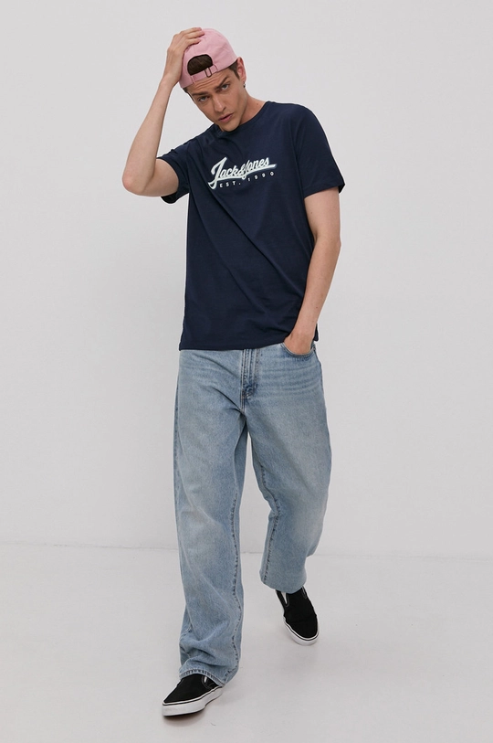 Jack & Jones T-shirt granatowy