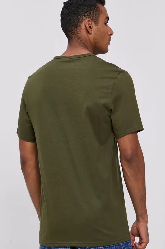 Calvin Klein Underwear T-shirt piżamowy zielony