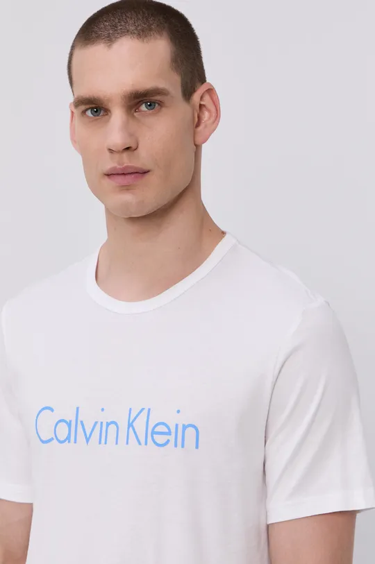 Pyžamové tričko Calvin Klein Underwear biela