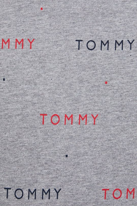 šedá Bavlněné tričko Tommy Hilfiger