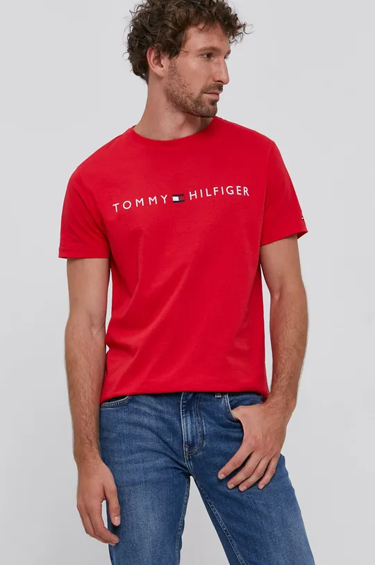 красный Футболка Tommy Hilfiger Мужской