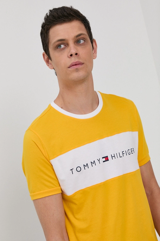 žltá Tričko Tommy Hilfiger