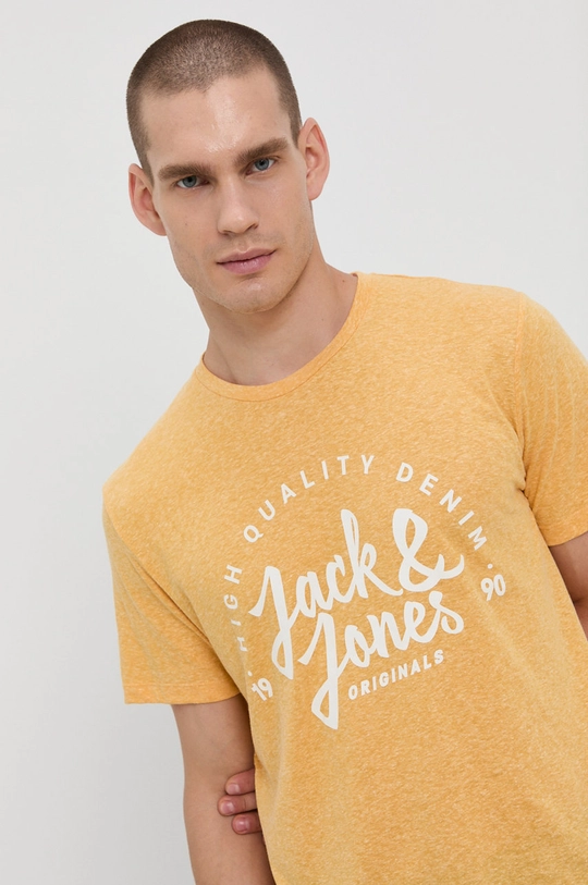 Jack & Jones t-shirt sárga