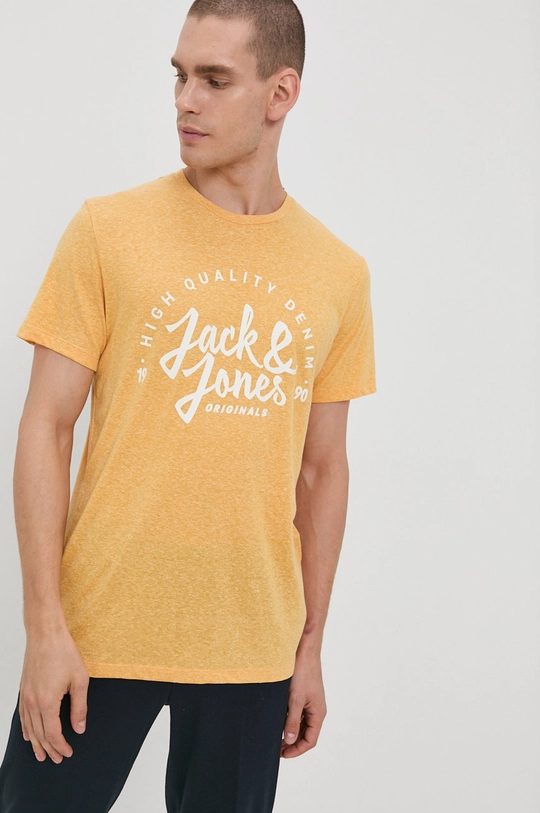 sárga Jack & Jones t-shirt