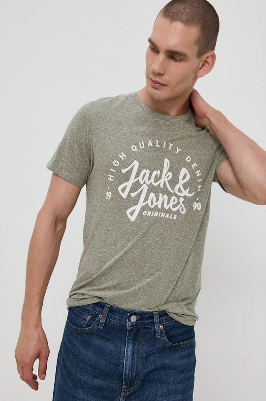 zielony Jack & Jones T-shirt Męski