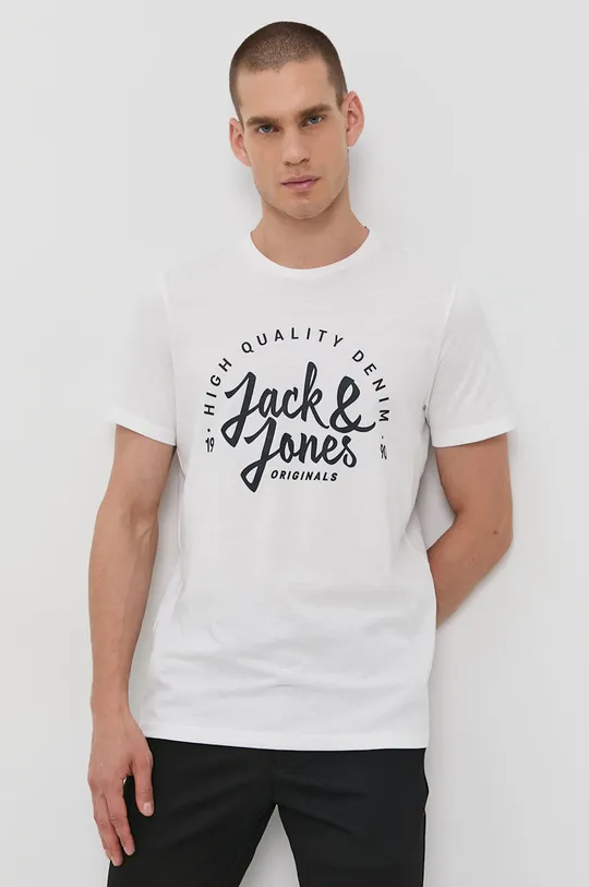 biały Jack & Jones T-shirt