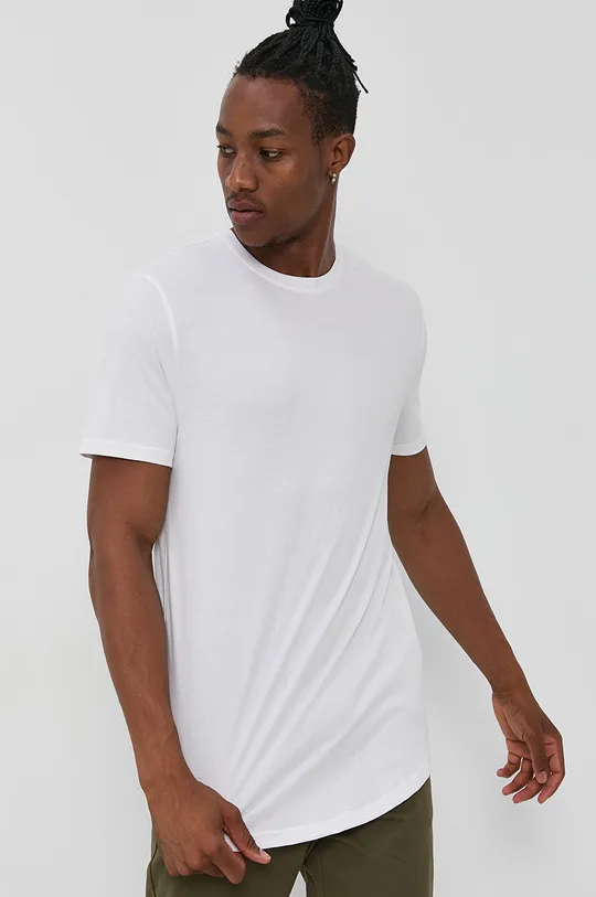 biały Only & Sons T-shirt bawełniany (2-pack) Męski