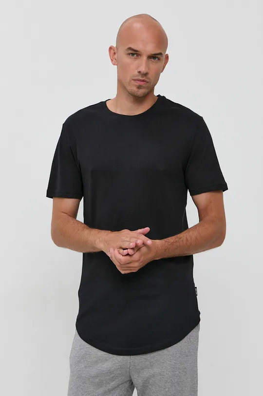 czarny Only & Sons T-shirt bawełniany (2-pack) Męski