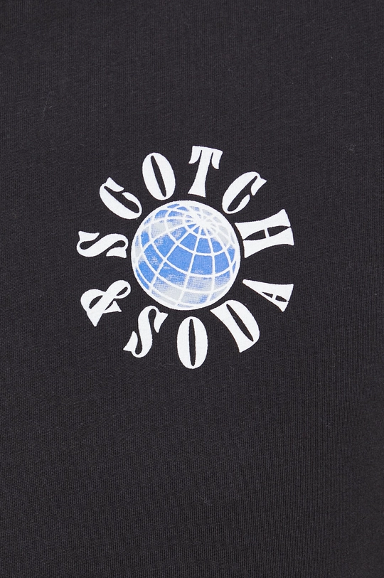 Βαμβακερό μπλουζάκι Scotch & Soda Ανδρικά