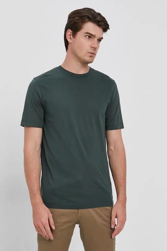 zielony Scotch & Soda T-shirt bawełniany Męski