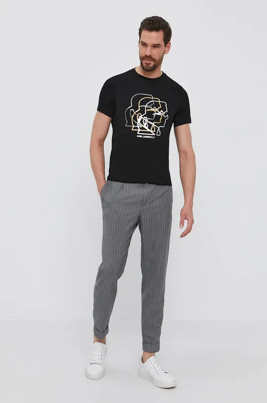 Karl Lagerfeld T-shirt 511224.755083 czarny
