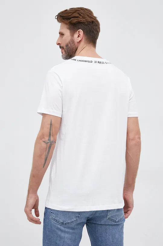 Karl Lagerfeld T-shirt bawełniany 512224.755101 100 % Bawełna