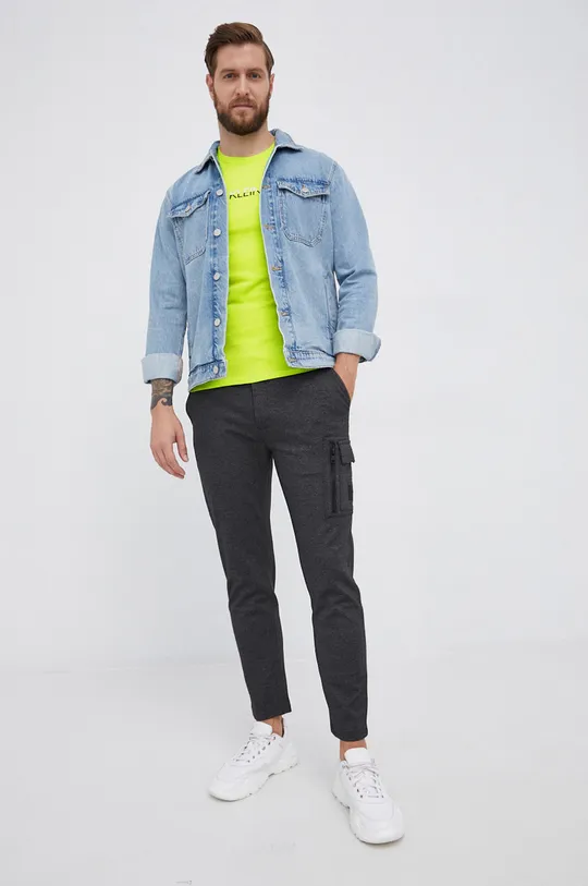 Calvin Klein Jeans T-shirt J30J318203.4890 zielony