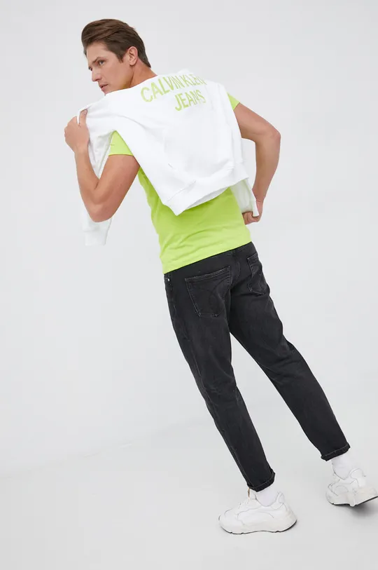 Calvin Klein Jeans T-shirt J30J318067.4890 zielony