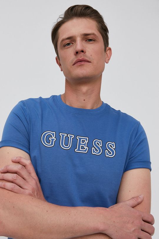 modrá Tričko Guess