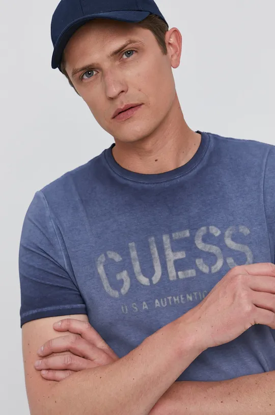 niebieski Guess T-shirt