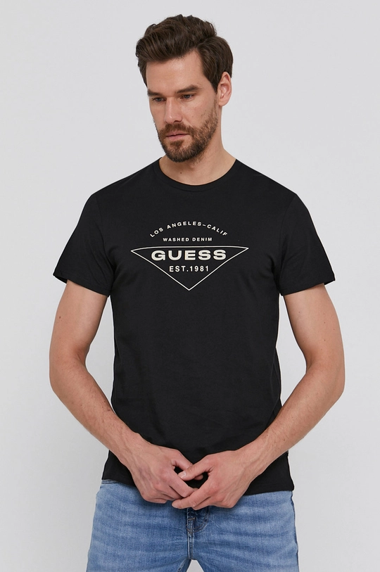 fekete Guess t-shirt